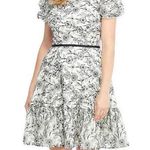 Gal Meets Glam NWT  Viola Raffia Embroidery Floral Pattern Dress Women’s Size 2 Photo 0