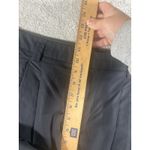 Vince womens size 10 black dress pant back cinched cuff Lyocell/cotton Pleated Photo 8