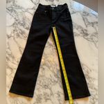 Madewell NWT Petite Kick Out Crop Jeans Black Rinse Wash Sz 23P š¤ broken zipper Photo 10