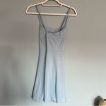 Zaful NWT Button Crisscross Cami Dress Baby Blue Small 4 Photo 4