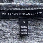 White House | Black Market Silver Gray Cold Shoulder Dress WHBM ~ Women's SMALL Photo 7