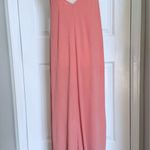 Treasure & Bond Pink Rosette Woven Maxi Dress Sz M Spaghetti Strap Designer New Photo 4