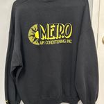 Crew Neck Sweatshirt Black Size XL Photo 1