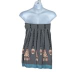 Anthropologie  Corey Lynn Calter Vintage Strapless Silk Dress Size 10 Photo 14