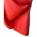Ralph Lauren Cape Georgette Cocktail Dress Orange Bright Vermillion Sz 6 NWT Photo 7