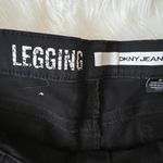 DKNY Jeans- Legging with Vegan Leather Trim Size 16 Photo 3