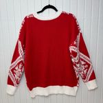 Holiday Time Red "Merry Christmas" Christmas Ugly Sweater Size L NEW Photo 3
