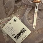 Free People  Ethereal Fairy Princess Viola Midi Maxi Slip Dress Lavender Sheer XS Photo 14