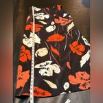 Kasper Tropical Print Sleveless Crepe Sheath Dress Black Size 4 Photo 12