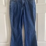 Judy Blue  Womens 14W Medium Wash Flare Jeans Denim Stretch Raw Hem‎ Photo 0