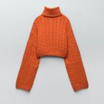 ZARA knitted turtleneck sweter top cardigan Photo 1