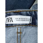 ZARA Women’s Size 6 High Rise Baggy Straight Mom Medium Wash Jeans Photo 4