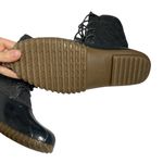 Steve Madden Madden Girl Frolic Womens Lace-Up Ankle Winter Boots Size 10 Black/Brown Photo 3