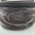 American Tourister Leather Brown Patchwork Fanny Pack Bum Waist Belt Bag Unisex Photo 2