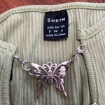 SheIn Green Butterfly Chain Sexy Club Going Out Party Top Photo 1