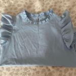SheIn Blue ruffle top Photo 0