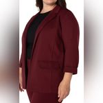 Liverpool NWOT  Boyfriend Blazer With Princess Dart Color: Bordeaux Photo 4