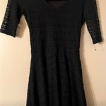 Decree Elegant Black Textured Women's Dress Photo 1