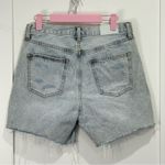 Pistola Devin High Rise Mom Cut Off Shorts Distressed Light Wash St.Tropez 27 Photo 4