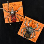 Betsey Johnson NWT Halloween Spider Rings Photo 0
