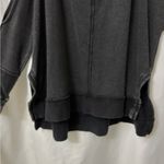 Free People  Gray Shoulder Sweater Photo 4