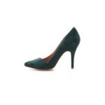 Madewell  The Mira Suede Point Toe Heels in Green‎ Size 6 Photo 8