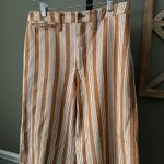 Madewell  Tall Emmett Wide-Leg Crop Pants in Stripe 27T Photo 2