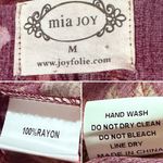 Joyfolie Brenna Dark Red Floral Maxi Longline Cardigan Balloon Sleeves Duster M Size M Photo 9