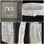 ZARA  Oversized Rhinestone Embellished Collared Over Shirt Long Sleeve Bling XS Photo 11