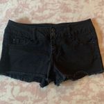 Refuge Black Cutoff Jean Shorts Photo 0