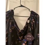 Ava & Viv  Women's Plus Size 4X Floral Print Long Sleeve Blouse Top Photo 1