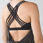 Lululemon Black Tank Top W Sports Bra Photo 1