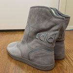 Adidas RARE!! gray suede sherpa lined slip on Extaboot size US 8 Photo 3