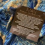 NEW Vintage Deadstock Peacock Feather Print Pants new with tags Blue Photo 9