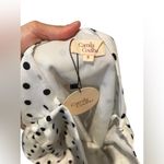 Camila Coelho  Black and White Polka Dot Mini Skirt Photo 3