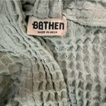 Bathen Mint Green Waffle Cotton Robe o/s Size undefined Photo 5