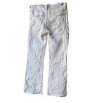 Madewell petite kick out crop jeans pure white nj430 women size p27 Photo 3