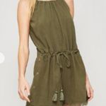 Prómesa Promesa Raw-Hem Halter Drawstring Romper Photo 1