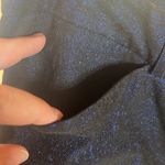 Worthington  Blue Black Shiny Sparkle Glitter Slim Fit Dress Pants Size 10 Photo 3