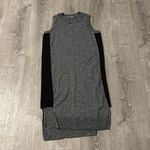 Athleta  Women’s‎ Medium Merino Wool Sleeveless Casual Crew Neck Midi Gray Dress Photo 2