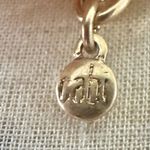 CAbi “La Boheme” Necklace – Red Teardrop Beads & Gold Chain Photo 5