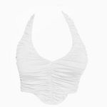 Tic Toc White Halter Top Photo 0