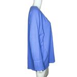 Wildfox  Women’s Haley Thermal Top‎ Blue Brushed Long Sleeved V-Neck Size XXL Photo 1