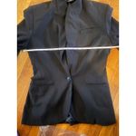 Norma Kamali Women's Black Blazer Size 8 Career Business Office Single Breasted Photo 6