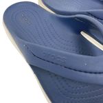 Crocs Navy Blue Flip Flop Sandals Sz 7 Photo 3