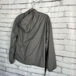 Forever 21 Silver Windbreaker Jacket Women’s Small Lightweight Hooded Full Zip Photo 10