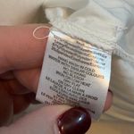 Ciebon Women Medium White Lace Patchwork Floral Criss Cross High Neck Mini Dress Photo 7