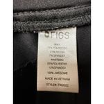FIGS  Scrub Pants Women Sz L Black Kanye Moto Ankle Zip‎ Drawstring TW2022 Photo 2
