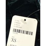 CP Shades NWT Free People x Teal Green Velvet Mini Dress Tunic LS Silk Boho XS Photo 5