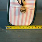 Dabney Lee  Lemon Pink Stripe Single Zip Cosmetic Bag PVC 8.5" Travel Pouch Photo 7